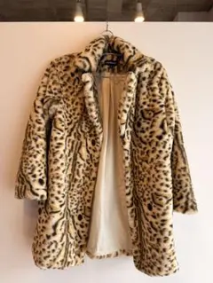 レオパード柄 ファーコート ヒョウ柄