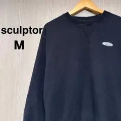 sculptor トレーナー　レディース　M ブラック　刺繍のサムネイル