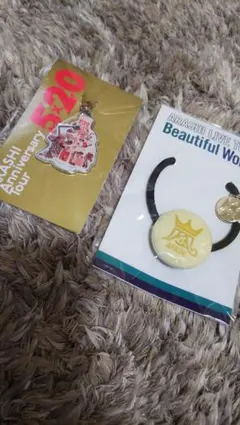 貴重！嵐 ツアーグッズセット 大阪チャーム&大阪ヘアゴム