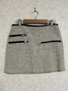 ZARA ツイードミニスカート