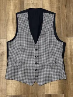 LARDINI ハウンドトゥース柄ベストのサムネイル