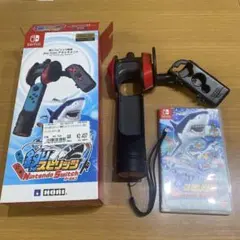 中古美品Nintendo Switch 竿コン+ 釣りスピリッツ