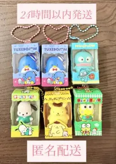 【匿名配送】サンリオキャラクターズストラップ チョコボックス 6個セット