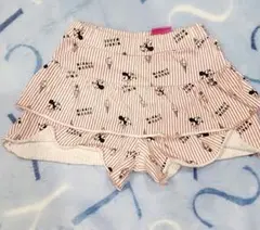 【１００cm】ミニーマウス フリル付きショートパンツ