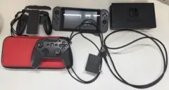 Nintendo Switch 本体 グレー 付属品完備 箱付き おまけ付き