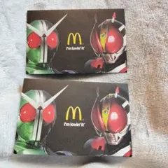 マクドナルド 仮面ライダー カード 2枚セット