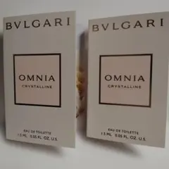 BVLGARI OMNIA CRYSTALLINE 香水サンプル 2点セット