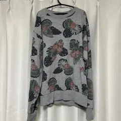 花柄スウェット トレーナー 古着