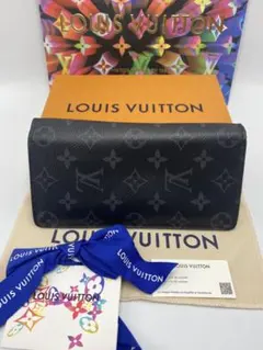 美品‼️ 新型　ルイヴィトン エクリプス ポルトフォイユ ブラザ 長財布