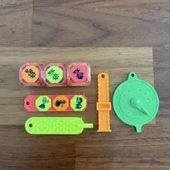 m*e様 ポケモン　プラコロ　エネコロ 3個　付属品セット　当時モノ