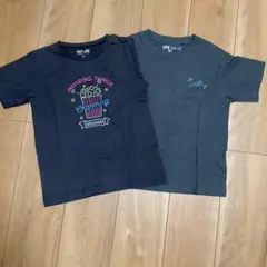 美品　ユニクロ　グローバルワーク　130 Tシャツ　2枚セット