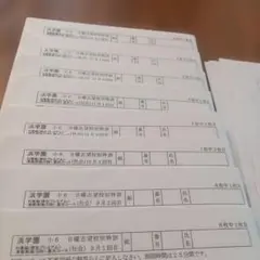 無記入☆ 浜学園 小6 日曜志望校別特訓 RDコース 9月～10月セット 3