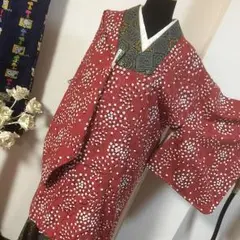 【ブルーマリン】4339 正絹 道行コート 袷 しつけ付き未使用品