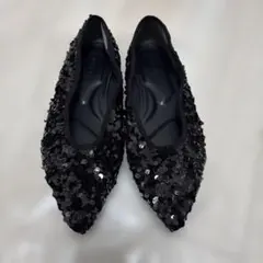 【美品】レプシィム　スパンコールパンプス　【Lサイズ】