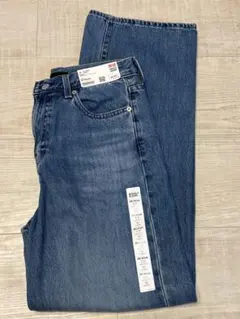 新品未使用＊ユニクロ＊ワイドストレートジーンズ　サイズ24