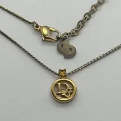 希少✨クリスチャンディオール Dior ロゴネックレス ゴールド ヴィンテージ