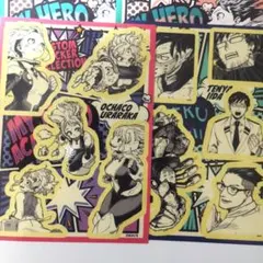 ヒロアカ　カスタムステッカーコレクション　麗日お茶子　飯田天哉セット