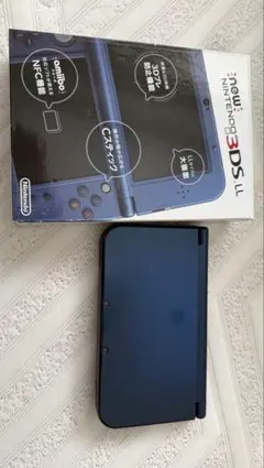 New Nintendo 3DS LL ネイビー 本体 箱付き ソフト付き