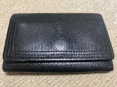 yves saint Laurent ブラックレザー キーケース