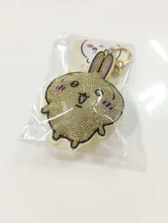 ちいかわ　うさぎ ラインストーン キーホルダー
