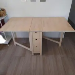 IKEA NORDEN ゲートレッグテーブル バーチ材のサムネイル