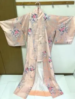 アンティーク!!キラキラ薔薇&ピーコック羽根尽 袷 - メルカリ