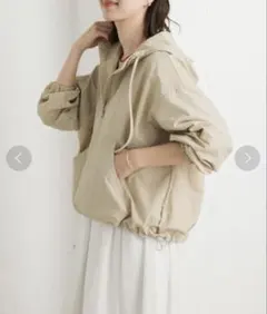 URBAN RESEARCH DOORS撥水アノラックパーカー ベージュ