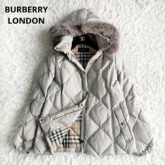 バーバリーロンドン ダウンコート キルティング ノバチェック 3way ロゴ