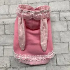 うさ耳フリルパーカー 袖付き S