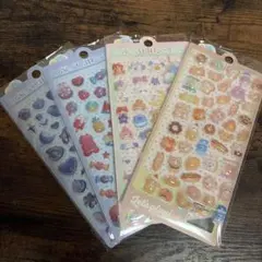 ぷっくり3Dシール 4枚セット