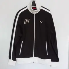 PUMA　トラックジャケット　黒　M
