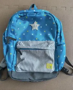 キムラタン　スター柄 キッズ リュック ブルーのサムネイル