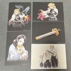 鬼滅の刃 煉獄杏寿郎 煉獄家 ポストカード 5枚セット