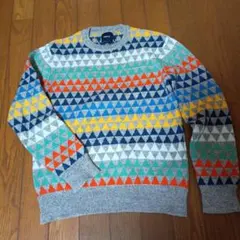GapKids カラフル三角模様セーター XL　150cm