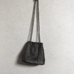 パーティーバッグ　OPAQUE.CLIP オペークドットクリップ　シルバー