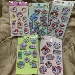 松*菜様 ディズニープリンセス・101匹わんちゃん ウォーターシール５枚セット