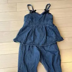 SLAP SLIP セットアップ　bebe 110 デニム　パンツ
