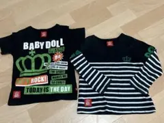 ベビードール ロンＴ Ｔシャツ2枚セット