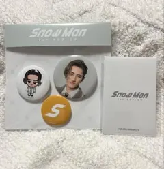 Snow Man 1st POP UP 岩本照 缶バッジ＋カードD セット - メルカリ