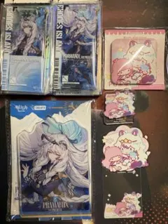 アークナイツ 聖聆プラマニクス 通行認証 アクリルスタンド サンリオ 缶バッジ