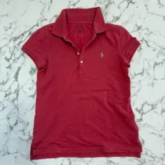 y2k 00s ラルフローレン ポロシャツ ポニー 平成ギャル 希少 赤