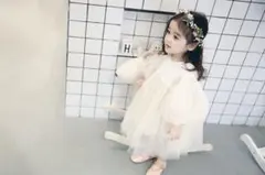 ベビー　子供　セレモニー　チュールドレス