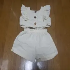 SHEIN ベビー セットアップ ノースリーブ ショートパンツのサムネイル