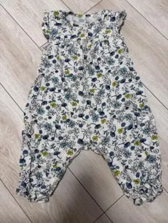 ユニクロ 花柄ロンパース 80サイズ