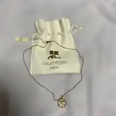 新品未使用品 courrèges ネックレス　ゴールドカラーのサムネイル