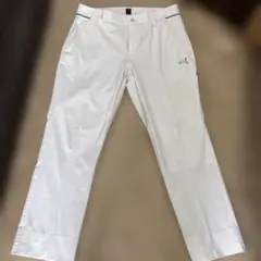 Puma ホワイト ストレートレッグパンツ