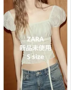 ZARA マッチングコルセットトップス ザラ - メルカリ
