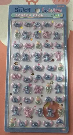 スティッチボンボンドロップシールミニ　ディズニーボンボンドロップシールミニ