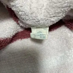 ストライプ柄 フード付きポンチョ80-90 ジェラートピケ