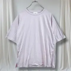 BEAUTY&YOUTH 半袖Tシャツ ラベンダー サイドスリット M 春夏のサムネイル